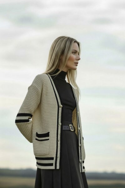 קרדיגן וופל - One Size