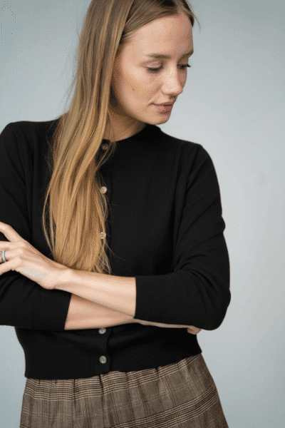 קרדיגן בייסיק - One Size, שחור