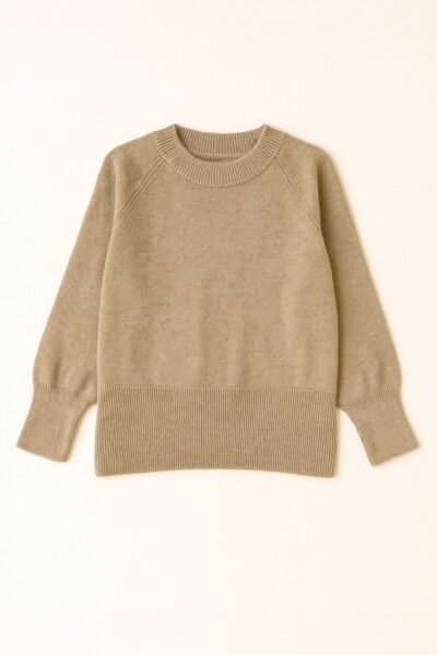 סריג בייסיק קצר - One Size, בז'