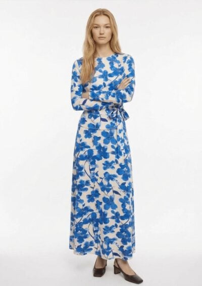 סט מעטפת מודפס - תכלת, XS