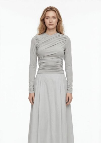 סט V רשת - אפור, XS