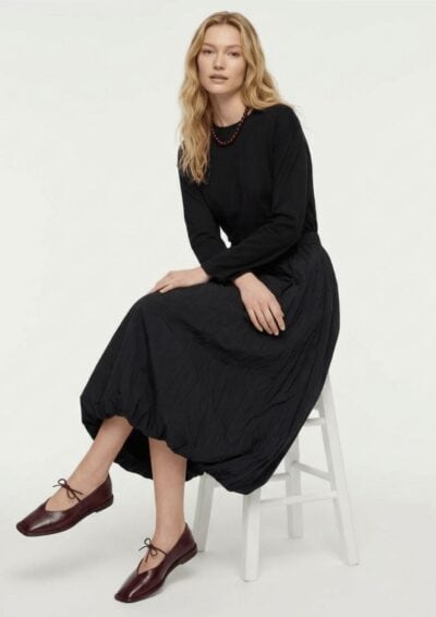 חצאית בלון - שחור, One Size